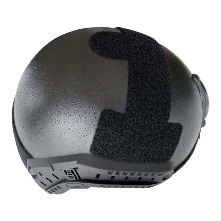 PE Granular Sense Military Bullet Proof Helmet With Accessory Rail Connectors